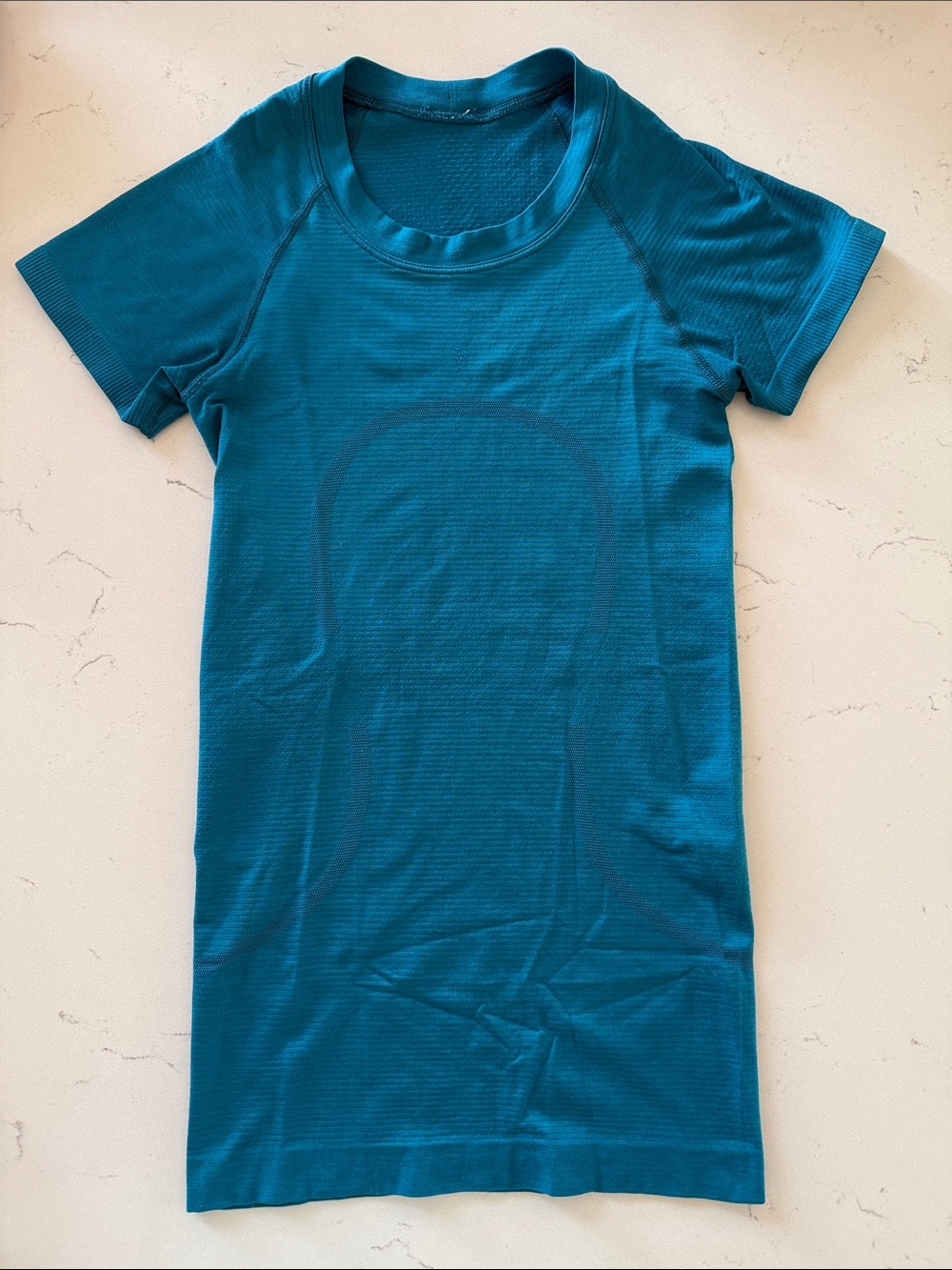 Lululemon athletica Teal Short Sleeve Swifty Tech Tee size 0